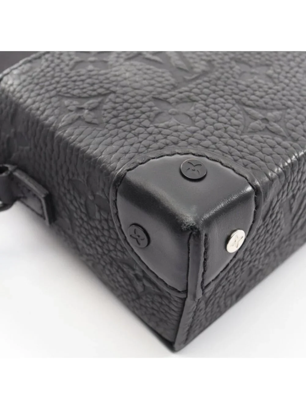 Louis Vuitton Shoulder Bag Steamer Wearable Wallet Noir Leather